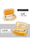 Kawaii Special Colorful Double Layer Canvas Pencil Case Pastel Tone Large Capacity Pen Holder - 6