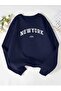 Unisex New York Print Design Trend Oversize Sweatshirt