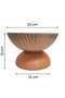 Patterned Round Footed Bowl - 5