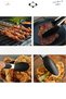 Stainless Steel Kitchen Tongs with Silicone Tips Heat Resistant Non-Slip Handle Grilling Salad Serving Tongs - 3