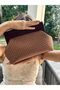 Bahram Petite - Chain, Wooden Fabric Bag, Clutch, Handbag, Shoulder Bag