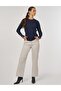 Accessory Buttoned Knitwear Sweater Navy Blue - 2
