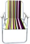 Foldable Camping Chair | Beach Chair (Red) - 3