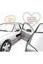 FLAK Long Car Door Edge Guards, U Shape Edge Trim Rubber Seal Protector - 3
