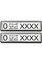 CAR NUMBER PLATE HOLDER (FRONT & REAR PLATE SET) (Ras Al Khaimah) - 2