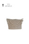Women's Beige Color Handmade Straw Bag