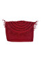 Women's Red Color Handmade Straw Bag - 4