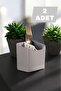 2 Pieces Judo Gray Spoon and Fork Organizer - Spoon Holder In-Cabinet Organizer
