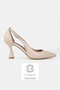 Women's Beige Patent Leather Khaki Natural Leather Shoes in Sizes 33-34-35-41-42-43 with Thin Heels and Pointed Toes