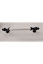 Roma North 224 mm White-Black Luxury Modern Drawer Cabinet Wardrobe Furniture Handles - 4