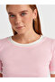 31942 100% Cotton Double Layer Drawstring T-Shirt - Dusty Pink - 3