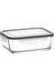 Feyzade Fresco Storage Container Set 2 Pieces 800Cc with Gray Lid Frs-239 - 4