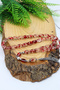 Silver Tassel Fire Amber Prayer Beads with Red Particles 201024499 - 3