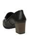 D25Ka-3335 Casual Heeled Black Women's Shoes - 4