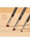 Angled Eyeliner Brush Set, 3pcs Pro Precision Eye Liner Fine Winged Ultra Thin Slanted Gel T345 - 6