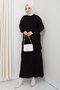Blouse with Pockets and Skirt Knitwear Set - 2