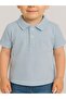 Boy's Soft Textured Collared T-Shirt - 3