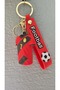 Silicone Football Keychains - 2