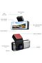 Full HD 1080p Car Dashboard Camera, 2.7 inch IPS Display with Audio & Loop Recording (G-Sensor, Moti - 2