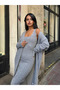 Women's Knitwear Dress Cardigan Double Set Knitwear Set - 2