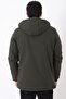 Space Hooded Softshell Winter Coat with Fur Lining Pldp 3010_50454 - 6