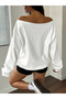 Women's 14 Printed Boat Neck Sweatshirt - 3