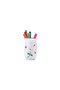 2 Pieces Pen Holder with Flower Polyresin Model Office Supplies 7X7X10Cm - 4