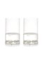 2 Pieces Pen Holder with Pearls in Water Model Office Supplies 7X7X13Cm 300ml - 2