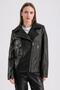 Maroquin Leather Billie Women's Leather Biker Jacket - 2