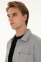 Men's Gray Knitted Shirt 50308470-Vr024 - 2