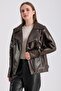 Maroquin Leather Billie Women's Leather Biker Jacket - 2