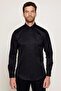 Pack of 2 Black Slim Fit Easy-Iron Sweat-Comfortable Four-Season Men's Shirts - 5