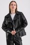 Maroquin Leather Billie Women's Leather Biker Jacket - 3
