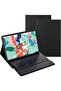 New Case Compatible for Galaxy Tab S7 FE Keyboard Case 12.4" 2021, Wireless Detachable Keyboard + Fo