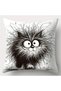 Set of 4 Cute Cat Decorative Pillowcases - 3