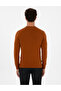 Pas Slim Fit Quarter Collar Basic Knitwear Sweater 50315456-Vr040 - 5