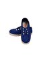 -Cienta Indigo Eyelet Elastico Comfort Shoes - 6