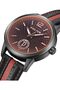 Raho Gents Analog Watch With Black Dial & Leather Strap 44mm - 4