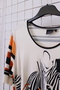 Women's Plus Size Lycra Crew Neck Zebra Pattern Short Sleeve Mother Combed Cotton T-Shirt Blouse - 4