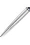 Gridget Pen Stainless Steel Clip Textured Lower Body Iconic P Logo Blue Finish - 3