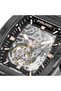 Skeletor Automatic Men's 42mm Watch with Matte Black Dial, Rose Gold Indexes, IP Black 316L S - 3