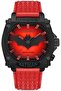 Limited Edition Forever Batman Stainless Steel Case & Genuine Leather Strap Men's Watch