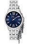 Vantaa Women's Analogue Quartz Watch with Blue Dial and Silver Stainless Steel Bracelet - PL. - 2