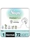 Bio Natural Premium Plus Hygienic Pad Super Advantage Package Normal 72 Pieces