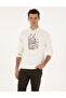 Ecru Regular Fit Sweatshirt 50313893-Vr019