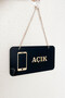 Open Closed Door Sign for Phone Operators - 22X12 cm