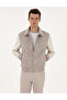 Gray Faux Leather Jacket 50318155-570