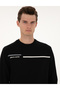 Black Regular Fit Crew Neck Sweatshirt 50317675-Vr046 - 2