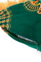 La Dolce Vita Vase Patterned Italian Style Fringed Velvet Throw Pillow Cover - 43X43Cm - 3