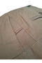 Men's Cotton Lycra Dark Brown Gabardine Linen Trousers - 3